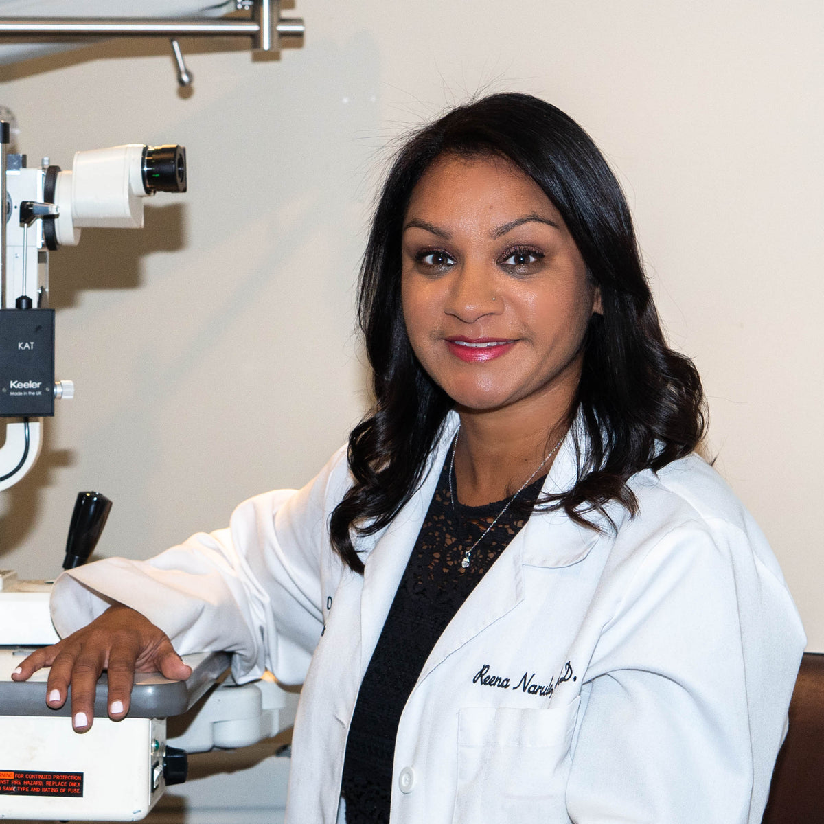 In-practice photo of Dr. Reena Narula, OD